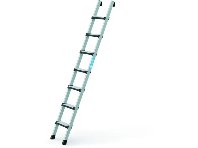 ladder,eenzijdig,9,treden,balk L 2,68m,geëloxeerd