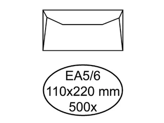 Envelop Quantore Bank Ea5/6 110x220mm 80gr Wit Gegomd - 1