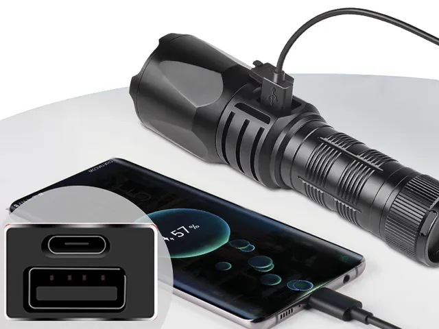 420-89 SANDBERG Survivor Torch Powerbank Lithium Ionen 5.000mA zwart