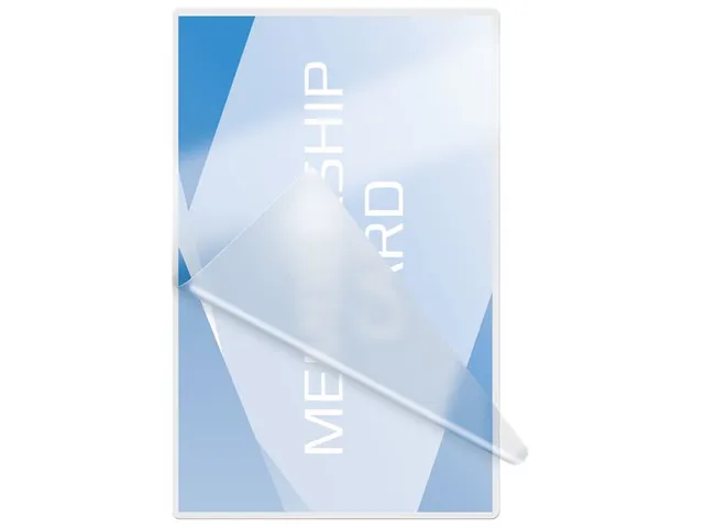 Pochette de plastification GBC Badge Card 64x108mm brillant 100 pièce