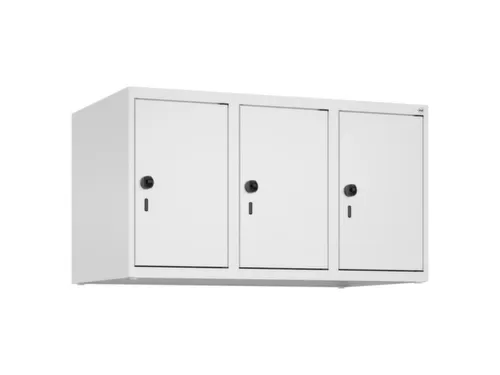 opzetkast,v. locker,3vak.,vak B 300mm,HxBxD 500x900x500mm,draaigrendel