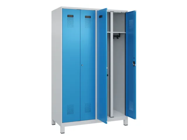 locker voor scheiding van kleding,HxBxD 1950x1200x500mm,4vak
