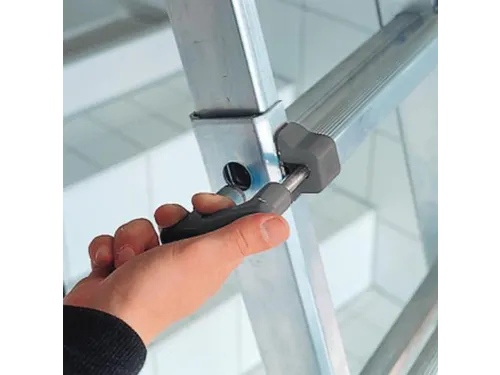 multifunctionele telescoopladder,4x4,sporten,balk L 2,5-4,2m,aluminium