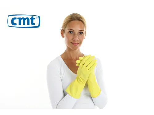 CMT Huidhoudhandschoenen Food Approved Geel Maat XL