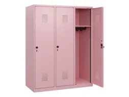 schoollocker,HxBxD 1530x1200x500mm,3vak,vak B 400mm,draaigrendel