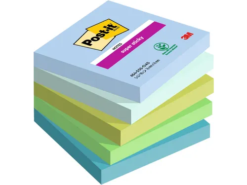 Memoblok 3M Post-it 654 Super Sticky 76X76mm OAS