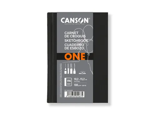 Schetsboek Canson Art Book One hardcover 98vel 100gr 102x152mm wit