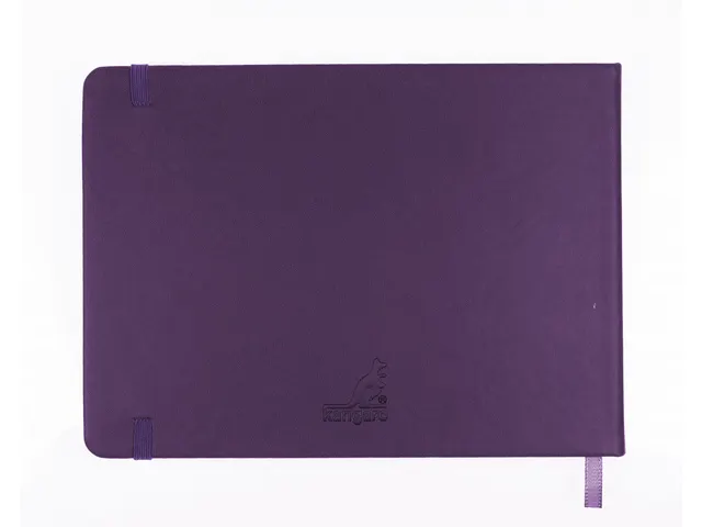 Schetsboek Kangaro A5 landscape purple heart PU HC 80 vel 140gr roomwi