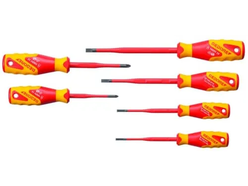 GEDORE VDE 2162-2172 PZ-06 VDE-schroevendraaierset SLIM DRIVE,6-delig