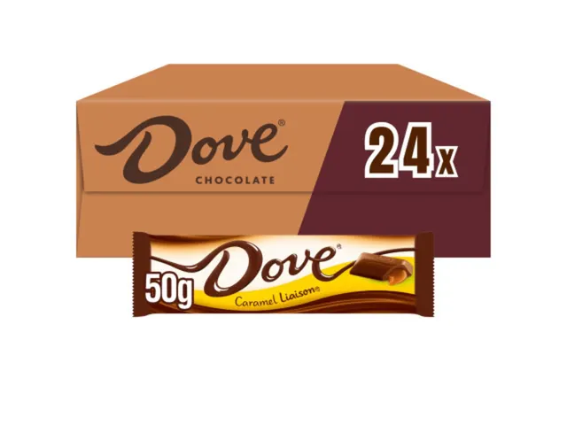Dove chocoladereep liaison caramel 50 gram