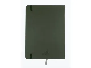 Schetsboek Kangaro A5 forest green PU HC 80 vel 140gr roomwit met elas - 5