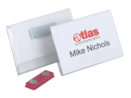 Badge Durable 8117 vlak met magneet 54x90mm