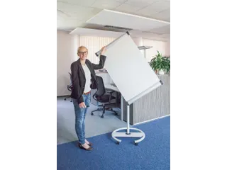 Verrijdbare flipover MAULsolid flip2use ronde voet - 4