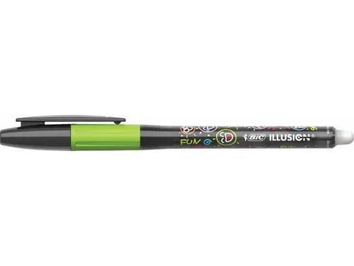 Gelschrijver Bic Gel-ocity illusion medium zwart