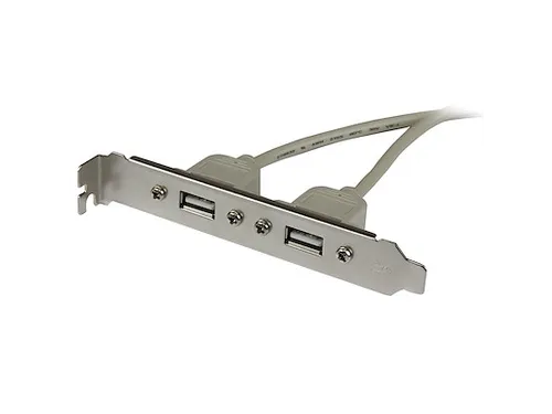 2-poort USB A Vrouwelijke Adapter Slotplaatje
