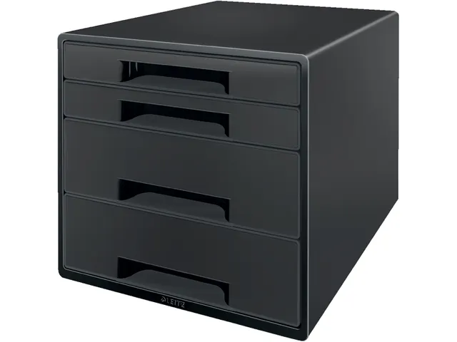 Recycle ladenblok 4 laden 287x270x363mm zwart