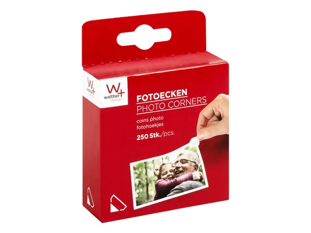 Fotohoeken walther design 10x18mm 250 stuks