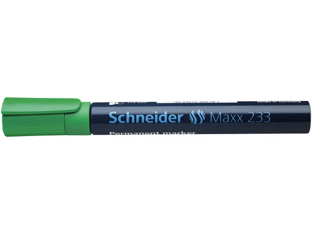Marker Schneider Maxx 233 permanent beitelpunt groen
