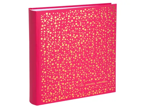 Fotoalbum 60p wit 29 x32cm Plum' framboos