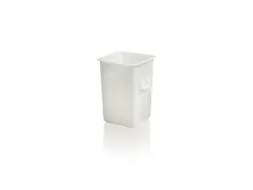 Hoekige Opslagbak Hxbxd 715X505X505Mm 125 Liter Wit