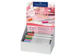 Marker creatief Faber-Castell Goldfaber brushpunt B display a 50 stuks