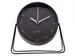 Wekker Nextime Berlin Table 14x13 cm zwart metaal