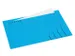 Vouwmap Secolor Folio ongelijk 225gr blauw
