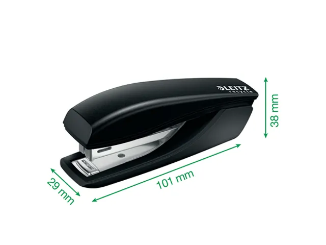 Nietmachine Leitz Nexxt Recycle mini 10 vel zwart