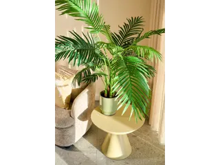 Kunstplant Mica Areca palm in pot groen 120x140cm - 13