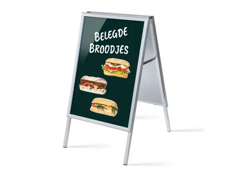 Stoepbord A1 complete set met print "Belegde Broodjes"