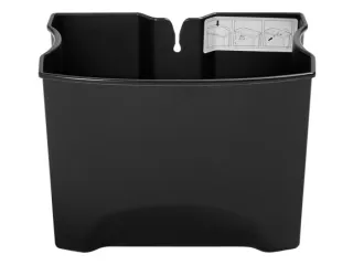 Binnenbak 15 Liter Kunststof Zwart Front Step Rvs Rubbermaid - 1