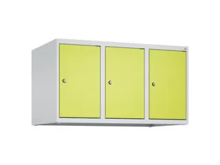 opzetkast,v. locker,3vak.,vak B 300mm,HxBxD 500x900x500mm,cilinderslot - 2
