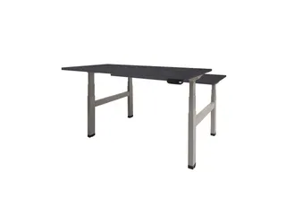 Dextro Plus Duo Zit-sta Bureau Elektrisch 180x80 houtprint schaduw alu - 1