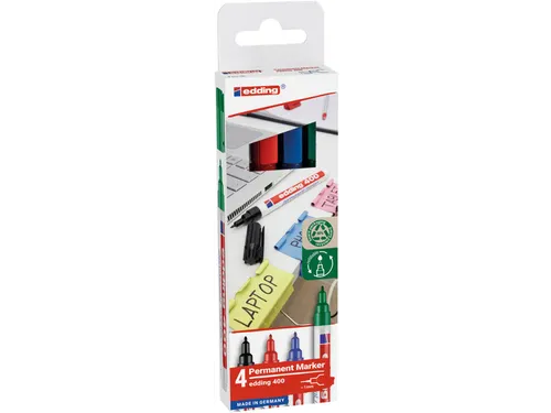 Viltstift edding 400 creatief rond 1mm assorti
