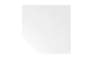 koppelelement voor bureau,BxD 1200x1200mm,blad wit,hoekig - 1