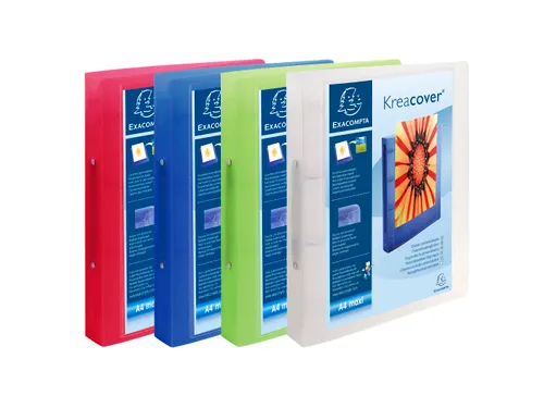 Ringmap Personaliseerbaar PP Kreacover A4+ 2R 30mm ass