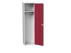 Lockerkast 2000x525x550mm 1 vak, vleugeldeur, RAL7035 + RAL3004