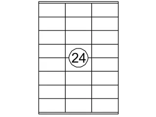 Etiket Quantore 70x36mm wit 2400st - 1