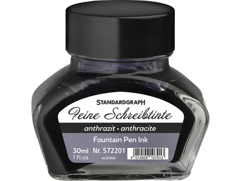 Kalligrafieinkt inkt Standardgraph 30ml antraciet grijs