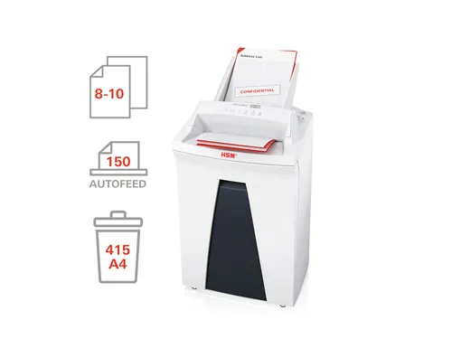 Hsm Papiervernietiger Securio Af 150 Met Autofeed P-4 Snippers