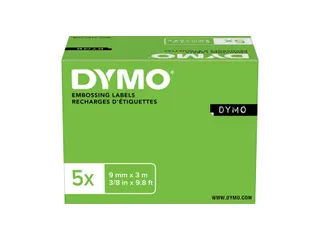 Labeltape Dymo rol 9mmx3M glossy vinyl assorti S0847750 - 8
