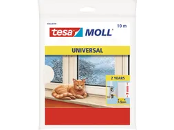 Moll Universal tochtstrip 10mx9mm wit