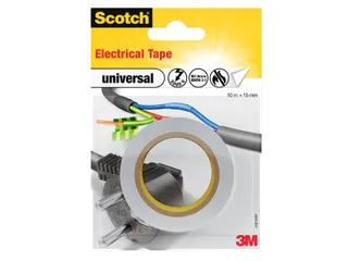 Plaktape Scotch Isolatie 15mmx10m Wit - 1