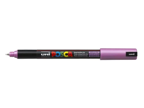 Verfstift Posca PC1MR Extra Fijne punt 0,7mm Metallic roze