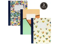#Notitieboek Pukka Pad Floral Love pak 3 stuks assorti