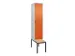 locker voor scheiding van kleding,HxBxD 2120x400x815mm,1vak