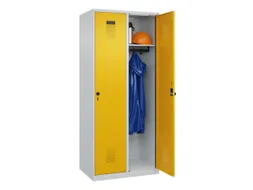 locker,HxBxD 1850x800x500mm,2vak,vak B 400mm,draaigrendel