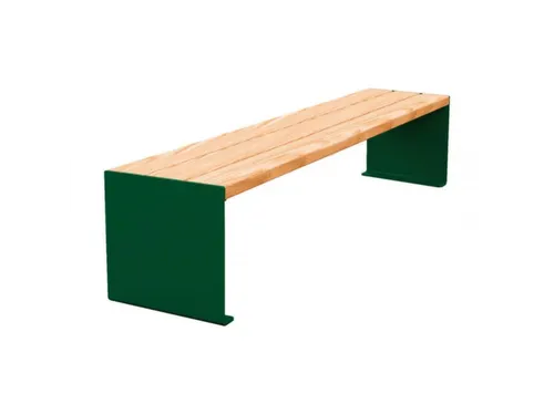 zitbank,B 1800mm,3latten,hout-zitting licht eikenhout,zitting H 450mm