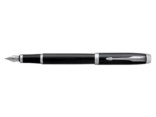 Vulpen Parker IM Black Lacquer CT Finish Medium Blauwe inkt