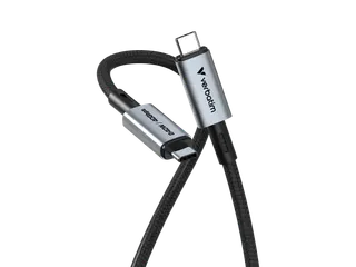 S+C Usb-C/Usb-C Kabel zwart 240W 31847 40Gbps 1.20m - 1